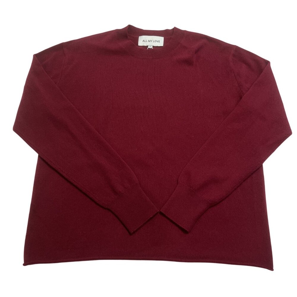 All My Love Abby Sweater in Cranberry